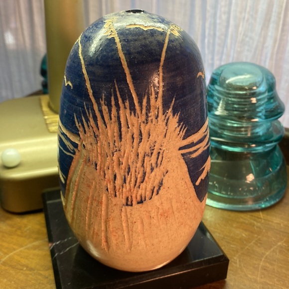 Sonny Fletcher Pottery Seed Pot Signed Native American Southwestern Style - Picture 3 of 6